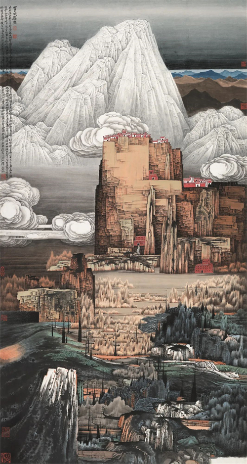 薛亮  雪域胜境  178cm×96cm