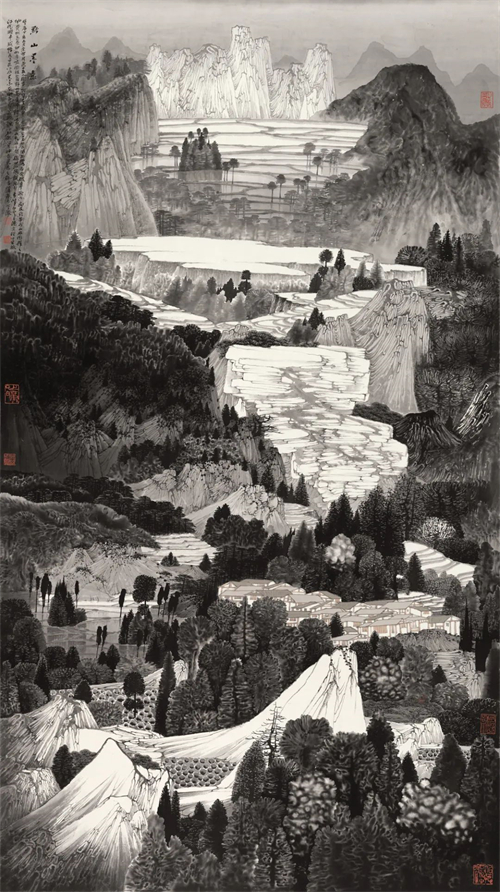 薛亮  黔山墨意  178cm×96cm