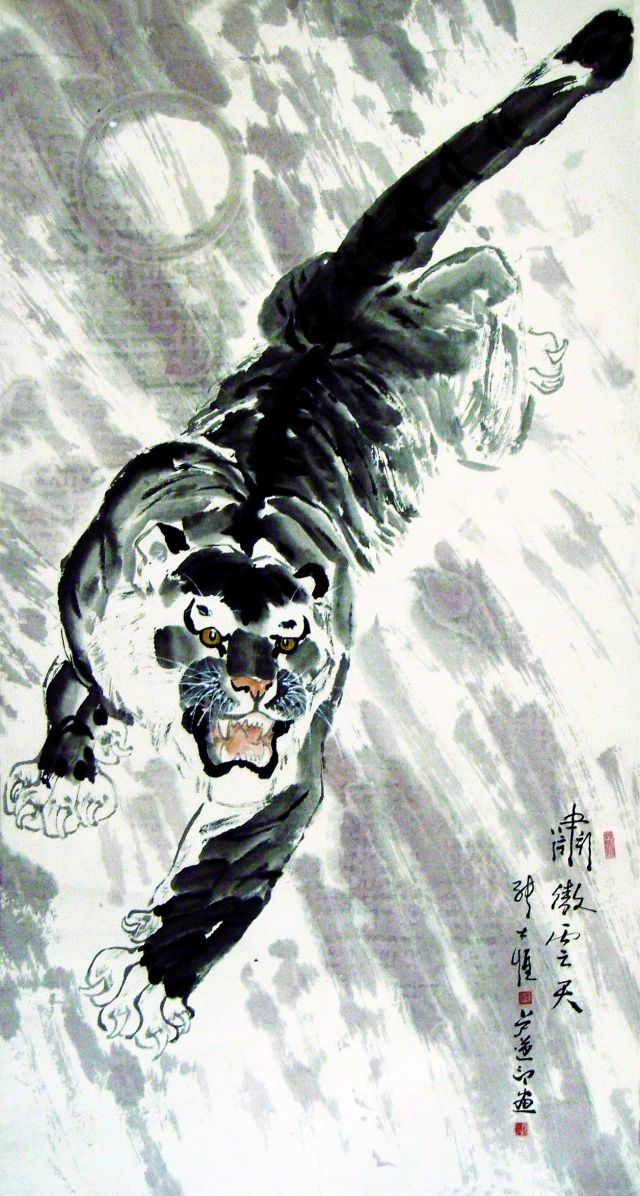 军旅画家卢道印：虎将神威 红色传承